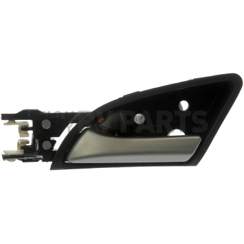 Help! By Dorman Interior Door Handle - Plastic Black Housing With Silver Lever Single - 81471