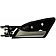 Help! By Dorman Interior Door Handle - Plastic Black Housing With Silver Lever Single - 81471