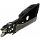 Help! By Dorman Interior Door Handle - Plastic Black Housing With Silver Lever Single - 81471