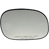 Help! By Dorman Exterior Mirror Glass Oval Power Single - 56107
