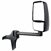 Velvac Exterior Mirror Manual Rectangular Black - 728758