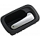 Help! By Dorman Interior Door Handle - Lever Plastic Gray Housing With Silver Lever Single - 92758