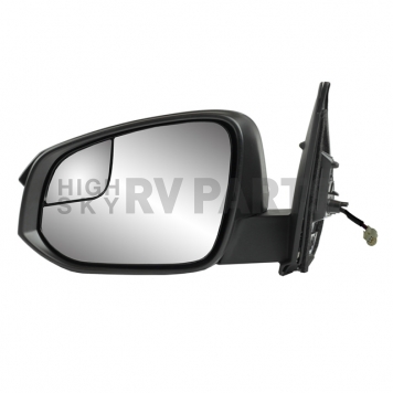 K-Source Exterior Mirror Electric OEM Black Single - 70198T
