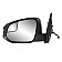 K-Source Exterior Mirror Electric OEM Black Single - 70198T