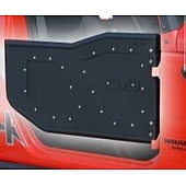 DV8 Offroad Door - Solid Door Powder Coated Black Steel Set Of 2 - RDSTTB01F