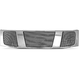 Street Scene Grille - Silver Aluminum - 95075526