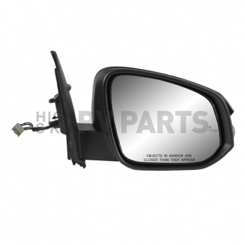 K-Source Exterior Mirror Electric OEM Black Single - 70201T