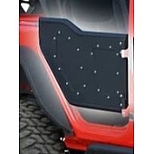 DV8 Offroad Door - Solid Door Powder Coated Black Steel Set Of 2 - RDSTTB01R