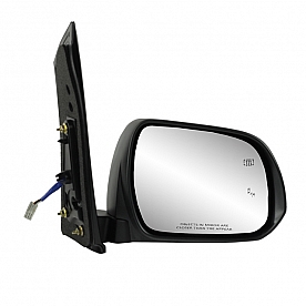 K-Source Exterior Mirror Electric OEM Black Single - 70205T