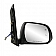K-Source Exterior Mirror Electric OEM Black Single - 70205T