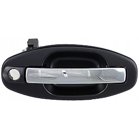 Help! By Dorman Exterior Door Handle - Plastic Silver Lever And Black Housing Single - 82262
