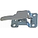 Help! By Dorman Interior Door Handle - Lever Plastic Silver Single - 94447