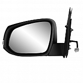 K-Source Exterior Mirror Electric OEM Black Single - 70216T