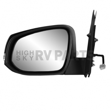K-Source Exterior Mirror Electric OEM Black Single - 70216T