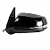K-Source Exterior Mirror Electric OEM Black Single - 70216T