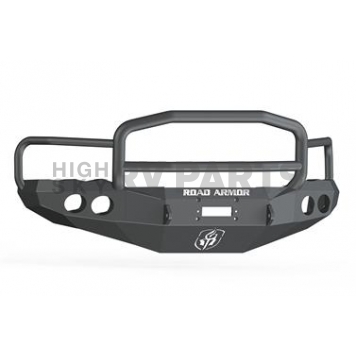 Road Armor Bumper Stealth Lonestar 1-Piece Design Steel Black - 44045B