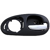 Help! By Dorman Interior Door Handle - Plastic Black Housing With Silver Lever Single - 84071