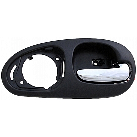 Help! By Dorman Interior Door Handle - Plastic Black Housing With Silver Lever Single - 84071