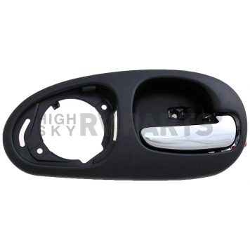 Help! By Dorman Interior Door Handle - Plastic Black Housing With Silver Lever Single - 84071