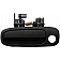 Help! By Dorman Exterior Door Handle - Plastic Black Single - 80423