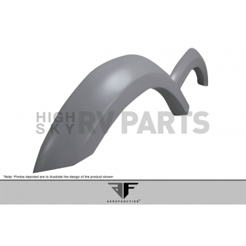 Extreme Dimensions Fender Flare - Gray Polyurethane Primered Set Of 2 - 112661-1
