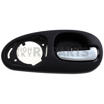 Help! By Dorman Interior Door Handle - Plastic Black Housing With Silver Lever Single - 84072