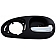 Help! By Dorman Interior Door Handle - Plastic Black Housing With Silver Lever Single - 84072