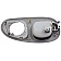 Help! By Dorman Interior Door Handle - Plastic Black Housing With Silver Lever Single - 84072