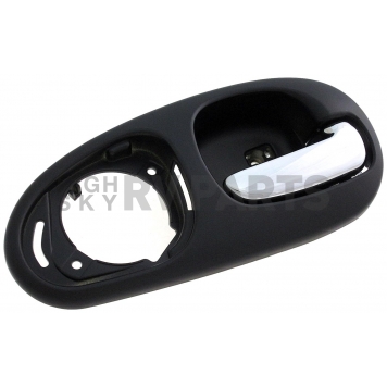 Help! By Dorman Interior Door Handle - Plastic Black Housing With Silver Lever Single - 84072-2