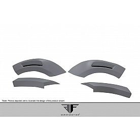 Extreme Dimensions Fender Flare - Gray Polyurethane Primered Set Of 2 - 112662