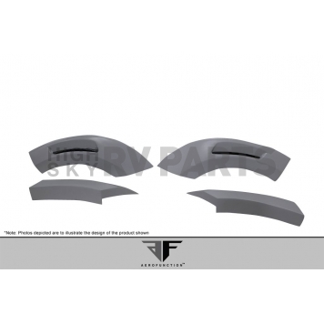 Extreme Dimensions Fender Flare - Gray Polyurethane Primered Set Of 2 - 112662