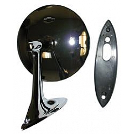 Goodmark Industries Exterior Mirror Manual Round Single - CK41060