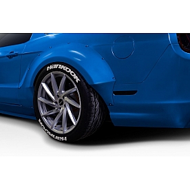 Extreme Dimensions Fender Flare - Black Fiberglass Reinforced Plastic Matte Set Of 4 - 112634