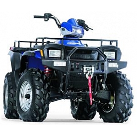 Warn Bumper 1-Piece Design Steel Black - 62323
