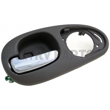 Help! By Dorman Interior Door Handle - Lever Plastic Gray Housing With Silver Lever Single - 84074-2