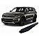 Black Horse Offroad Running Board Aluminum Stationary Black - PRK376BK
