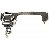 Help! By Dorman Exterior Door Handle - Metal Silver Single - 90017