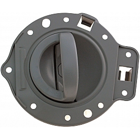 Help! By Dorman Interior Door Handle - Paddle OEM Gray Single - 84079