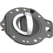 Help! By Dorman Interior Door Handle - Paddle OEM Gray Housing With Silver Lever Single - 84087