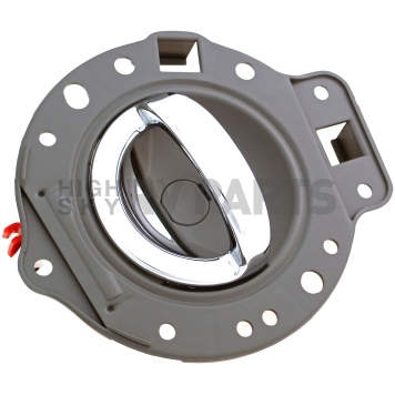 Help! By Dorman Interior Door Handle - Paddle OEM Gray Housing With Silver Lever Single - 84087-2