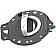 Help! By Dorman Interior Door Handle - Lever OEM Gray Housing With Silver Lever Single - 84088