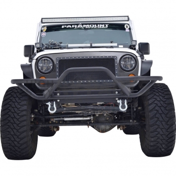 Paramount Automotive Bumper Rock Crawler 1-Piece Design Black - 510302-3