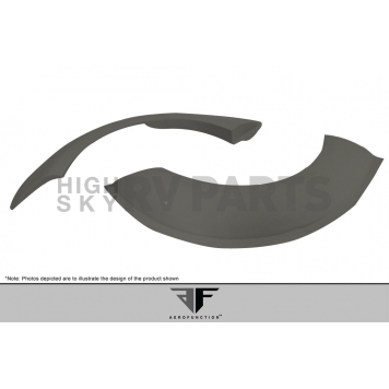 Extreme Dimensions Fender Flare - Gray Fiberglass Primered Set Of 2 - 109606