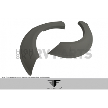 Extreme Dimensions Fender Flare - Gray Fiberglass Primered Set Of 2 - 109606-1