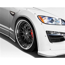 Extreme Dimensions Fender Flare - Black Fiberglass Primered Set Of 2 - 109467