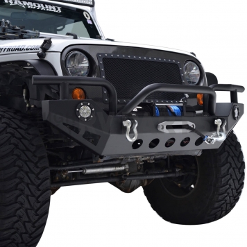 Paramount Automotive Bumper Xtreme Rock 1-Piece Design Black - 510307L-4