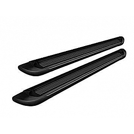 Black Horse Offroad Running Board Aluminum Stationary Black - TRF291
