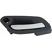 Help! By Dorman Interior Door Handle - Plastic Black Housing With Silver Lever Single - 90151