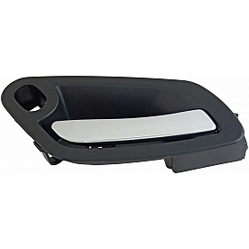 Help! By Dorman Interior Door Handle - Plastic Black Housing With Silver Lever Single - 90151