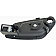 Help! By Dorman Interior Door Handle - Plastic Black Housing With Silver Lever Single - 90151